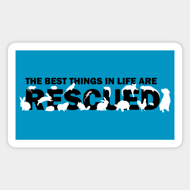 Rescue Animals Rock! Magnet by BunWear